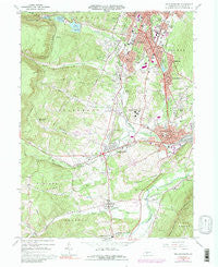 Hollidaysburg Pennsylvania Historical topographic map, 1:24000 scale, 7.5 X 7.5 Minute, Year 1963