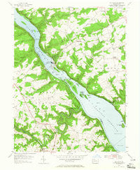 Holtwood Pennsylvania Historical topographic map, 1:24000 scale, 7.5 X 7.5 Minute, Year 1955