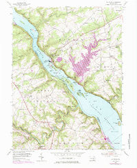 Holtwood Pennsylvania Historical topographic map, 1:24000 scale, 7.5 X 7.5 Minute, Year 1955