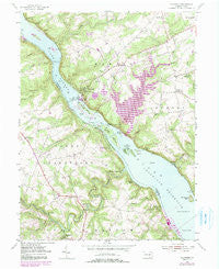 Holtwood Pennsylvania Historical topographic map, 1:24000 scale, 7.5 X 7.5 Minute, Year 1955