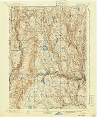 Honesdale Pennsylvania Historical topographic map, 1:62500 scale, 15 X 15 Minute, Year 1892