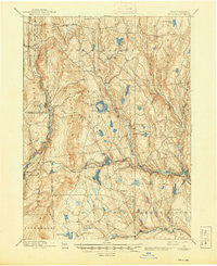 Honesdale Pennsylvania Historical topographic map, 1:62500 scale, 15 X 15 Minute, Year 1892