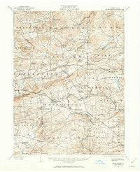Honey Brook Pennsylvania Historical topographic map, 1:62500 scale, 15 X 15 Minute, Year 1905
