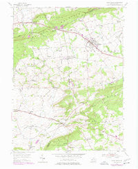 Honey Brook Pennsylvania Historical topographic map, 1:24000 scale, 7.5 X 7.5 Minute, Year 1955