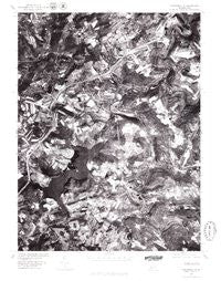 Hooversville Pennsylvania Historical topographic map, 1:24000 scale, 7.5 X 7.5 Minute, Year 1977