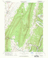 Hopewell Pennsylvania Historical topographic map, 1:24000 scale, 7.5 X 7.5 Minute, Year 1968