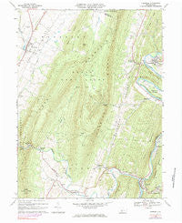 Hopewell Pennsylvania Historical topographic map, 1:24000 scale, 7.5 X 7.5 Minute, Year 1968