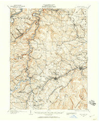 Houtzdale Pennsylvania Historical topographic map, 1:62500 scale, 15 X 15 Minute, Year 1903