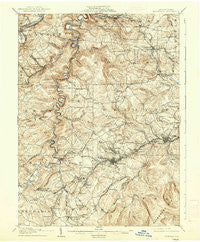 Houtzdale Pennsylvania Historical topographic map, 1:62500 scale, 15 X 15 Minute, Year 1905