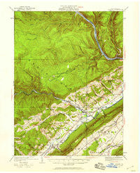 Howard Pennsylvania Historical topographic map, 1:62500 scale, 15 X 15 Minute, Year 1921
