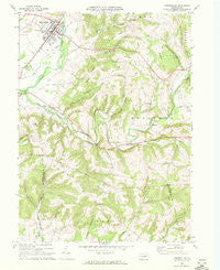 Hughesville Pennsylvania Historical topographic map, 1:24000 scale, 7.5 X 7.5 Minute, Year 1968