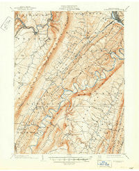 Huntingdon Pennsylvania Historical topographic map, 1:62500 scale, 15 X 15 Minute, Year 1904
