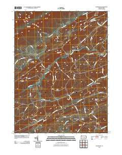 Ickesburg Pennsylvania Historical topographic map, 1:24000 scale, 7.5 X 7.5 Minute, Year 2010
