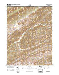 Ickesburg Pennsylvania Historical topographic map, 1:24000 scale, 7.5 X 7.5 Minute, Year 2013