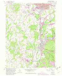 Indiana Pennsylvania Historical topographic map, 1:24000 scale, 7.5 X 7.5 Minute, Year 1963