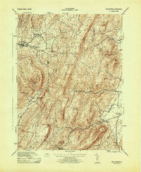 Iron Springs Pennsylvania Historical topographic map, 1:31680 scale, 7.5 X 7.5 Minute, Year 1944