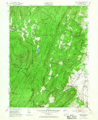 Iron Springs Pennsylvania Historical topographic map, 1:24000 scale, 7.5 X 7.5 Minute, Year 1953