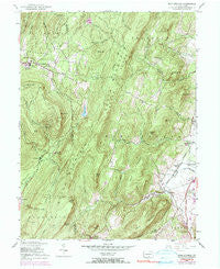 Iron Springs Pennsylvania Historical topographic map, 1:24000 scale, 7.5 X 7.5 Minute, Year 1953