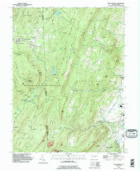 Iron Springs Pennsylvania Historical topographic map, 1:24000 scale, 7.5 X 7.5 Minute, Year 1990
