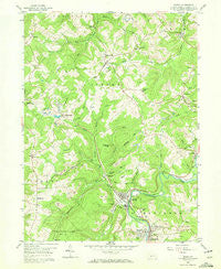 Irvona Pennsylvania Historical topographic map, 1:24000 scale, 7.5 X 7.5 Minute, Year 1959