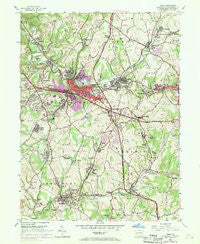 Irwin Pennsylvania Historical topographic map, 1:24000 scale, 7.5 X 7.5 Minute, Year 1953