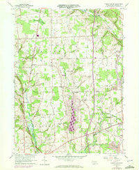 Jackson Center Pennsylvania Historical topographic map, 1:24000 scale, 7.5 X 7.5 Minute, Year 1960