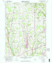 Jackson Center Pennsylvania Historical topographic map, 1:24000 scale, 7.5 X 7.5 Minute, Year 1960