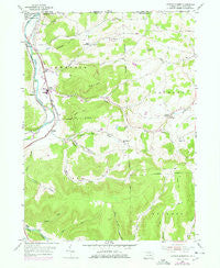 Jackson Summit Pennsylvania Historical topographic map, 1:24000 scale, 7.5 X 7.5 Minute, Year 1954