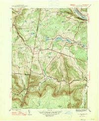 Jenningsville Pennsylvania Historical topographic map, 1:31680 scale, 7.5 X 7.5 Minute, Year 1947