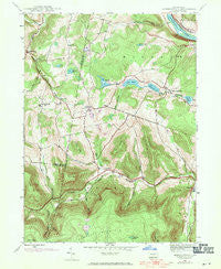 Jenningsville Pennsylvania Historical topographic map, 1:24000 scale, 7.5 X 7.5 Minute, Year 1945