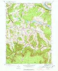 Jenningsville Pennsylvania Historical topographic map, 1:24000 scale, 7.5 X 7.5 Minute, Year 1945