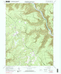 Jersey Mills Pennsylvania Historical topographic map, 1:24000 scale, 7.5 X 7.5 Minute, Year 1965