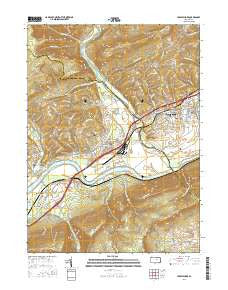 Jersey Shore Pennsylvania Current topographic map, 1:24000 scale, 7.5 X 7.5 Minute, Year 2016