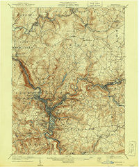 Johnstown Pennsylvania Historical topographic map, 1:62500 scale, 15 X 15 Minute, Year 1907