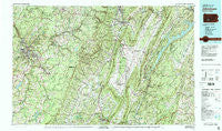 Johnstown Pennsylvania Historical topographic map, 1:100000 scale, 30 X 60 Minute, Year 1981