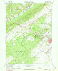 Julian Pennsylvania Historical topographic map, 1:24000 scale, 7.5 X 7.5 Minute, Year 1962