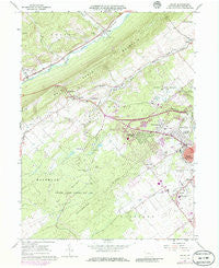 Julian Pennsylvania Historical topographic map, 1:24000 scale, 7.5 X 7.5 Minute, Year 1962