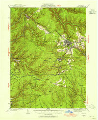 Kane Pennsylvania Historical topographic map, 1:62500 scale, 15 X 15 Minute, Year 1934