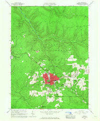 Kane Pennsylvania Historical topographic map, 1:24000 scale, 7.5 X 7.5 Minute, Year 1966