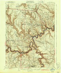 Karthaus Pennsylvania Historical topographic map, 1:62500 scale, 15 X 15 Minute, Year 1932