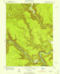 Keating Pennsylvania Historical topographic map, 1:24000 scale, 7.5 X 7.5 Minute, Year 1946