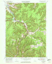 Keating Summit Pennsylvania Historical topographic map, 1:24000 scale, 7.5 X 7.5 Minute, Year 1948