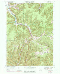 Keating Summit Pennsylvania Historical topographic map, 1:24000 scale, 7.5 X 7.5 Minute, Year 1948