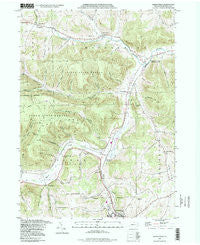 Keeneyville Pennsylvania Historical topographic map, 1:24000 scale, 7.5 X 7.5 Minute, Year 1994
