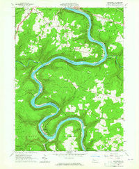 Kennerdell Pennsylvania Historical topographic map, 1:24000 scale, 7.5 X 7.5 Minute, Year 1963