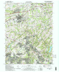 Kennett Square Pennsylvania Historical topographic map, 1:24000 scale, 7.5 X 7.5 Minute, Year 1993