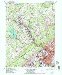 Kingston Pennsylvania Historical topographic map, 1:24000 scale, 7.5 X 7.5 Minute, Year 1946