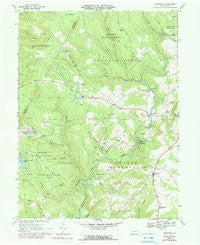 Kingwood Pennsylvania Historical topographic map, 1:24000 scale, 7.5 X 7.5 Minute, Year 1967