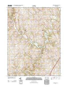 Kirkwood Pennsylvania Historical topographic map, 1:24000 scale, 7.5 X 7.5 Minute, Year 2013