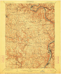 Kittanning Pennsylvania Historical topographic map, 1:62500 scale, 15 X 15 Minute, Year 1902